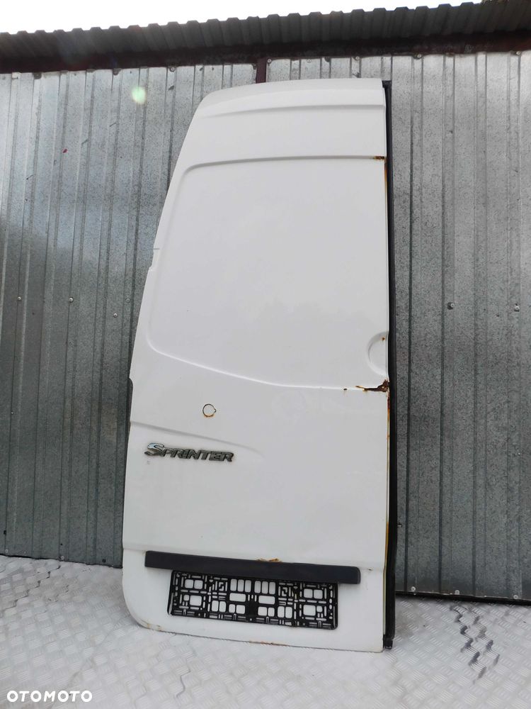 Drzwi Tylne Lewe Wysokie H2 Mercedes Sprinter W906 VW Crafter BIAŁE OEM