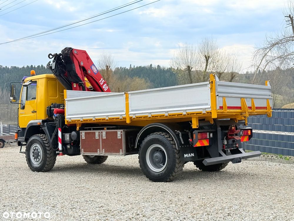 MAN * MAN LE 18.280 * HDS HMF 1560 * Kiper Wywrotka * 4x4 * Sprowadzony * Energetyka * - 10