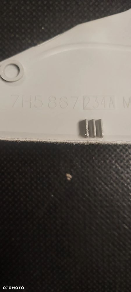 Poszycie osłona słupka A vw t5 z materiału - 4