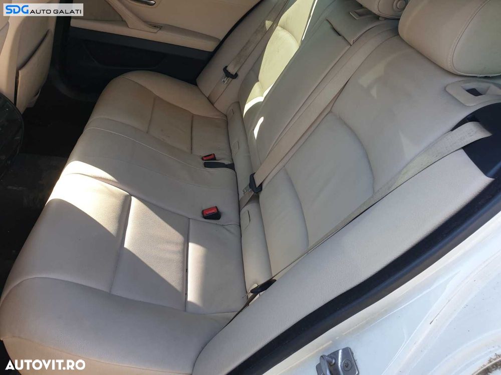 Interior Piele Crem cu Incalzire Scaune Fata si Bancheta Spate Sezut cu Spatar BMW Seria 5 F11 2009 - 2017 [C5278] [C5279] [C5280] - 4