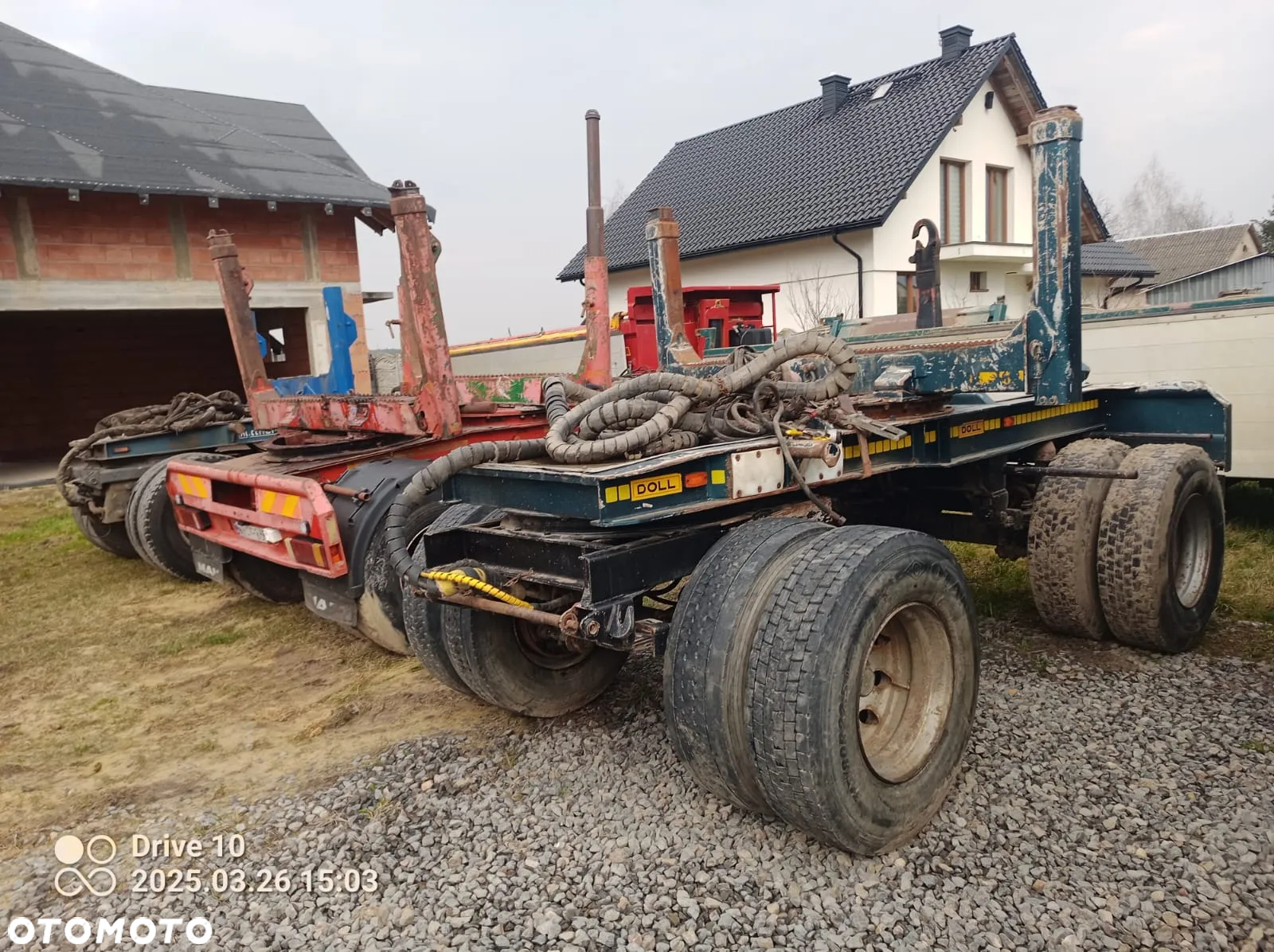 Przyczepa do drewna dłużycy lasu Doll Hutner Glogger - 17
