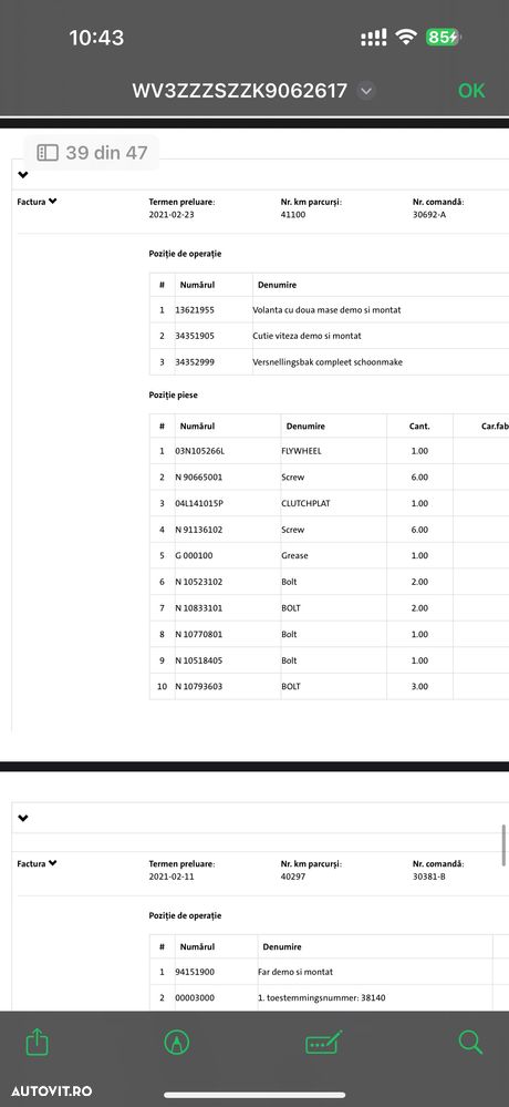 Volkswagen VW Crafter Cub TVA DEDUCTIBIL 35 an 2020 2.0tdi 157.000km Istoric Service Complet la reprezentanta vw Stare foarte buna NU Mercedes Sprinter Duba Iveco Ford transit izoterma - 17