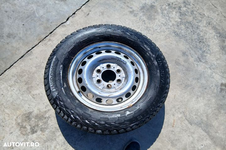 Janta tabla cu anvelopa 16 A9074014800 235/65 R16 ET54 61/2JX16H2 A90 - 1