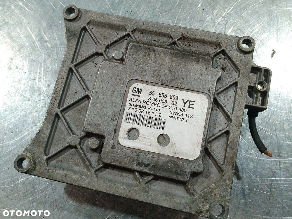 KOMPUTER, STEROWNIK ALFA ROMEO 159 55210680  555558095WK9413 1.8 MPI - 4