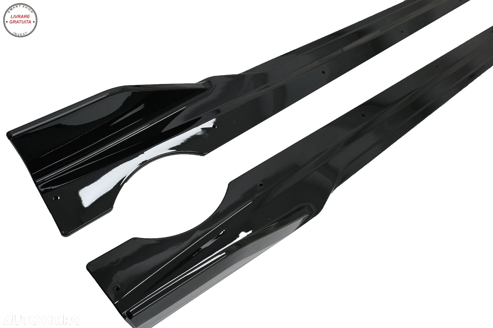 Pachet Exterior Aero BMW X5 G05 (2018-2022) M-Tech Black Knight Design Negru Lucio- livrare gratuita - 3