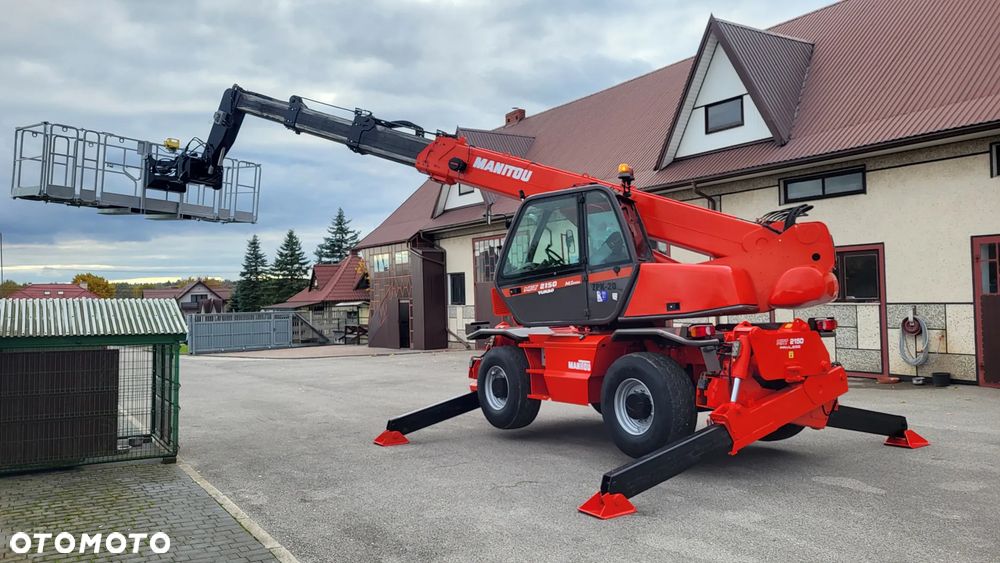 Manitou MTR 2150/ Ładowarka teleskopowa obrotowa  / Podnośnik koszowy sterowany z pilota/ - 1
