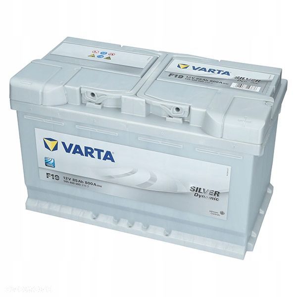 Akumulator Varta F19 12V 85Ah Silver Dynamic P - 19,7 kg - 5