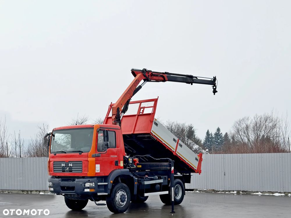 MAN TGM 18.280 * WYWROTKA 3,85 m* PALFINGER PK 10501 * 4x4 - 2