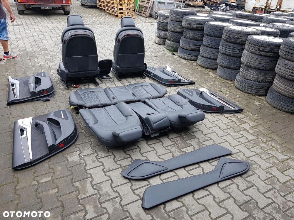 AUDI A8 D4 4H 09-13r FOTELE SKÓRZANE KANAPA EUROPA - 13