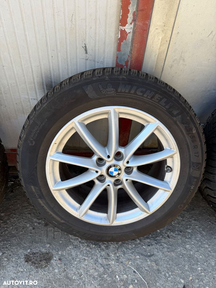 Set jante aliaj BMW X1 F48, X2 F39 cu cauciucuri iarna 225/55R17 si senzori presiune - 3