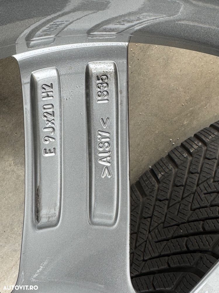 Vând jante originale BMW G05-G06 pe 20” cu anvelope de iarnă noi - 7