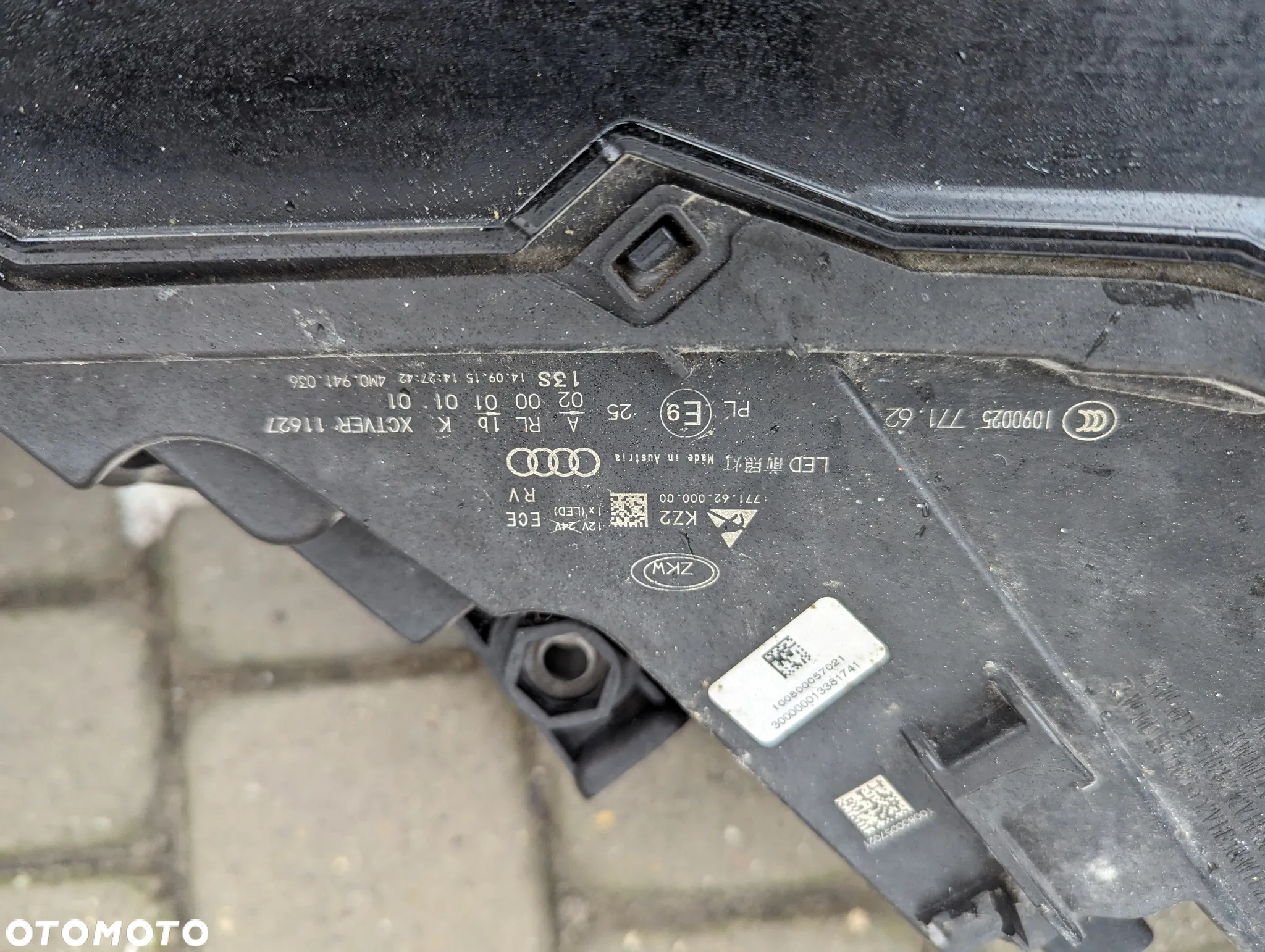 Komplet przednich lamp reflektory - Audi Q7 4M Matrix - 4M0941035 4M0941036 - 3