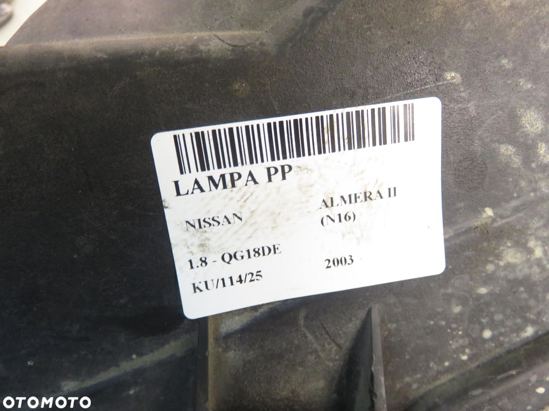 LAMPA PRAWA PRZEDNIA NISSAN ALMERA II (N16) 10016391 - 15