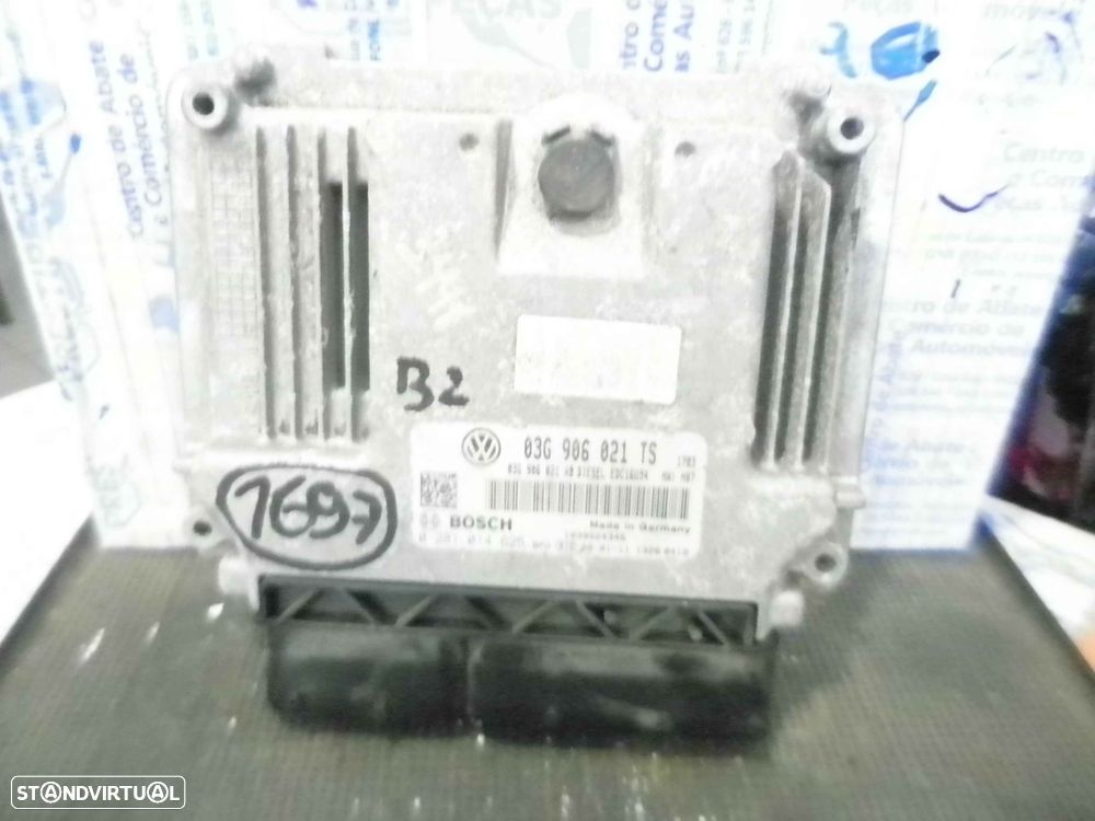 Centralina 0281014625  03G906021TS VW GOLF PLUS (5M) FASE 1 2008 1.9TDI  105CV 5P CINZENTO BOSCH - 1
