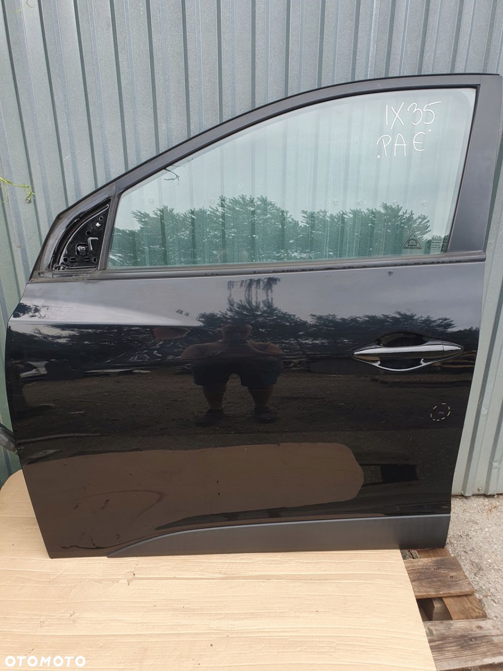 HYUNDAI ix35 DRZWI LEWE PRZÓD PRZEDNIE CZARNE LAKIER PAE - 1
