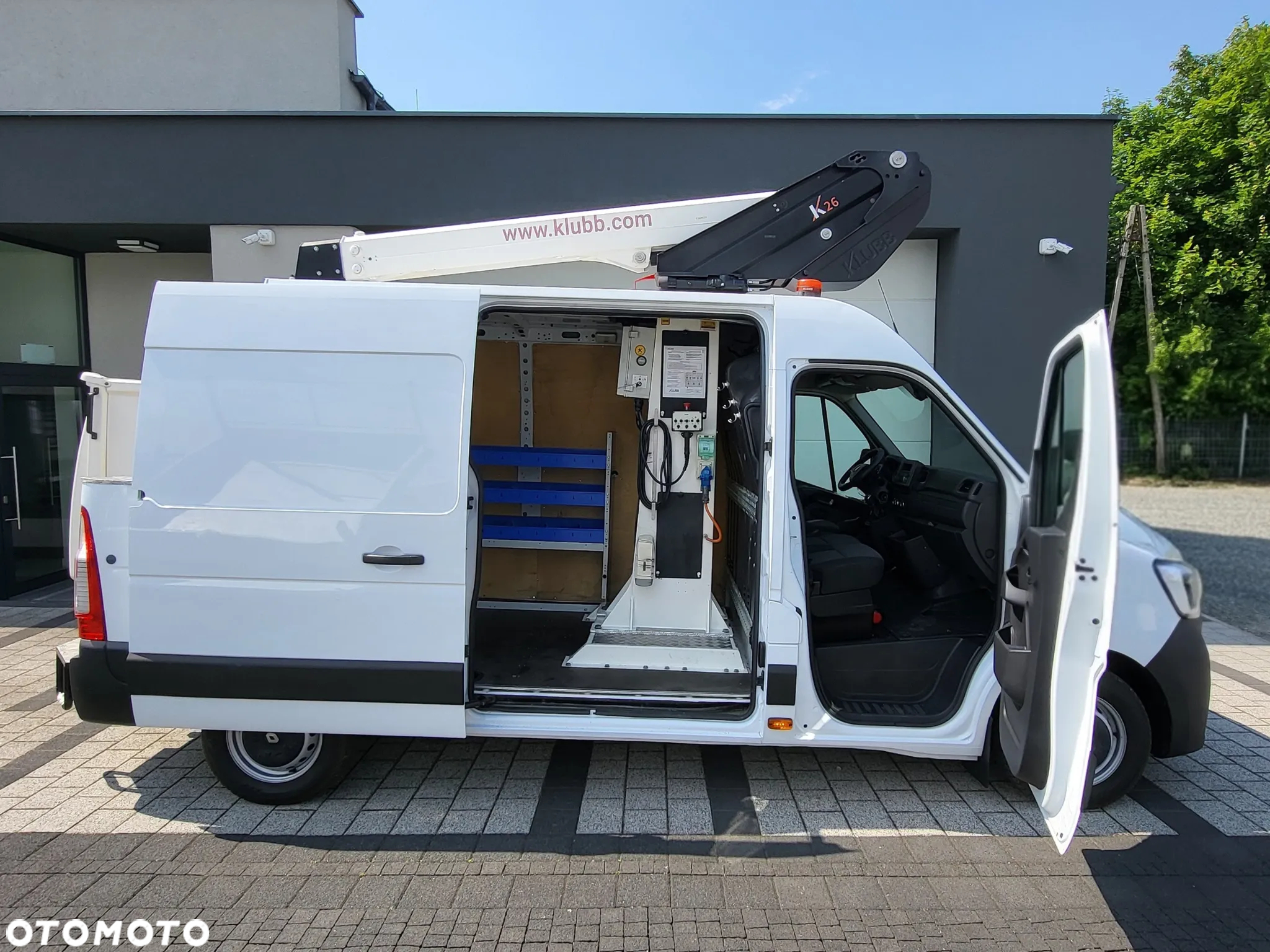 Renault Master L3H2, Podnośnik Koszwy/Zwyżka KLUBB K26, klima, tempomat - 12