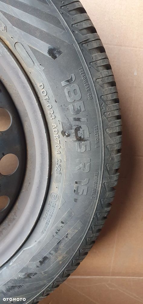 Felgi stalowe z oponami 4X100 ET43 6J R15 Fiat Punto EVO 51763241 - 10