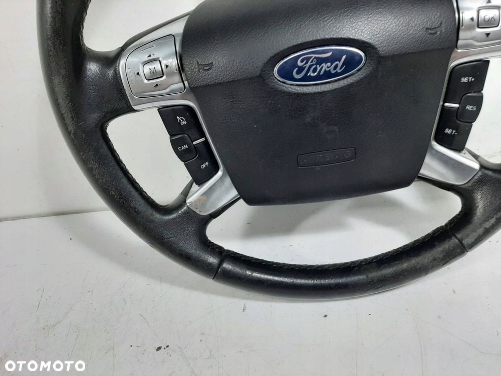 FORD MONDEO MK4 07R KIEROWNICA SKORA MULTIFUNKCJA PODUSZKA 7S713600JB3ZHE - 7