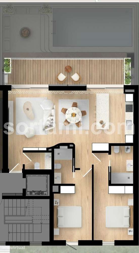 Apartamento T2 Venda em Moncarapacho e Fuseta,Olhão - Grande imagem: 4/21