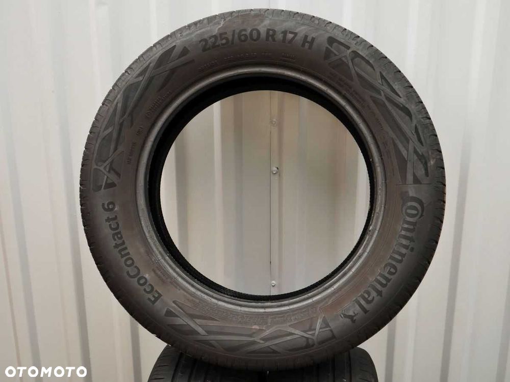 4 Sztuki Opon Conntinental EcoContact 6 225/60 R17 Używane DOT 2021 - 2