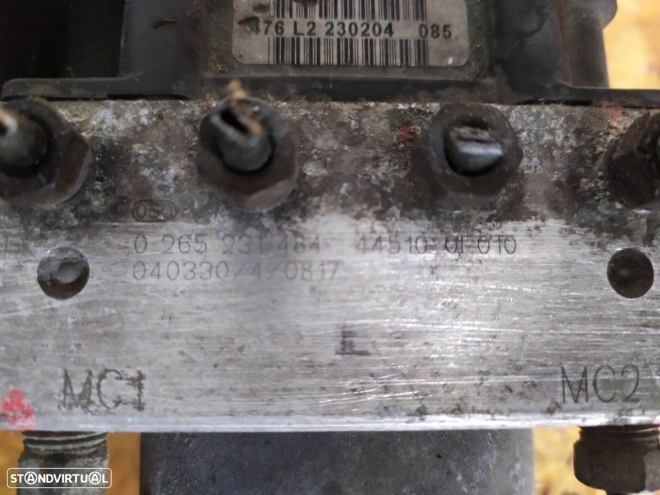 MÓDULO ABS TOYOTA COROLLA VERSO AR10 04-08 0265231484  44510-0F010 0265800394 - 2