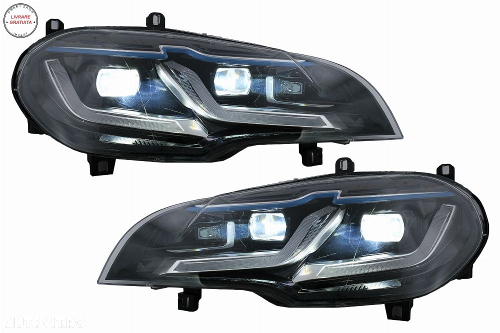 Faruri Full LED BMW X5 E70 (2007-2014) Conversie de la HID la LED- livrare gratuita - 6