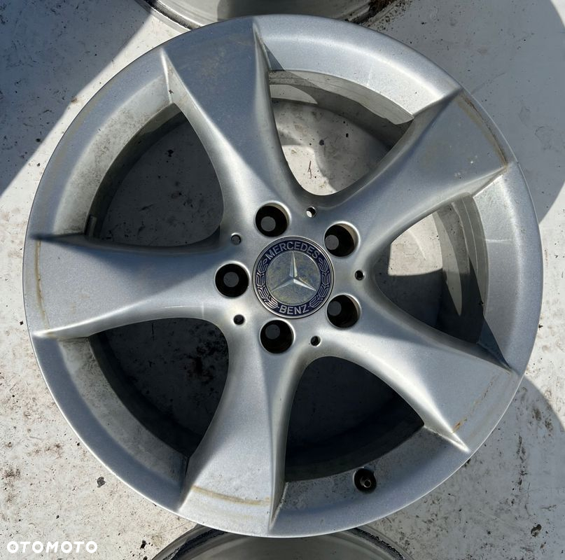 ALUFELGI FELGI ALUMINIOWE MERCEDES OE 7.5" x 17" 5x112 ET 52,5 KOMPLET - 4