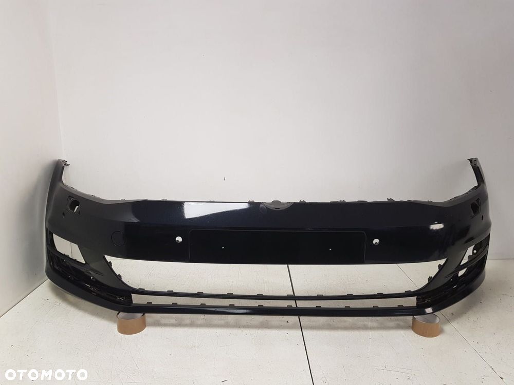 VW GOLF VII 7 ZDERZAK PRZEDNI 4PDC SPRYSKI 12-17 HIGHLINE 5G0807217BR DEEP BLACK C9X - 2