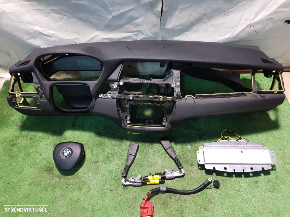 Conjunto Kit Completo Airbag Tablier pretensores BMW X5 X6 E70 E71 E72 - 1