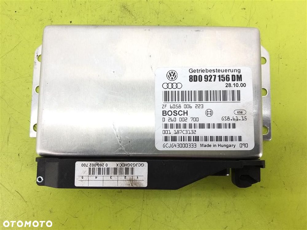 Komputer sterownik skrzyni biegów Audi A4 B5 1995-2001 8D0927156DM ORYGINAŁ - 1