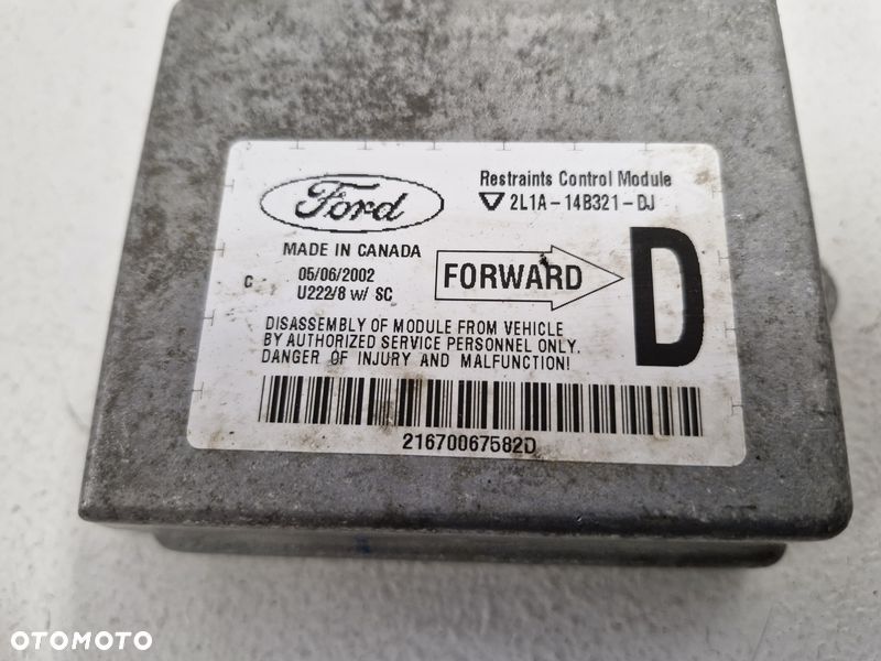 lincoln navigator ii moduł sterownik poduszek powietrznych airbag 2l1a-14b321-dj - 2