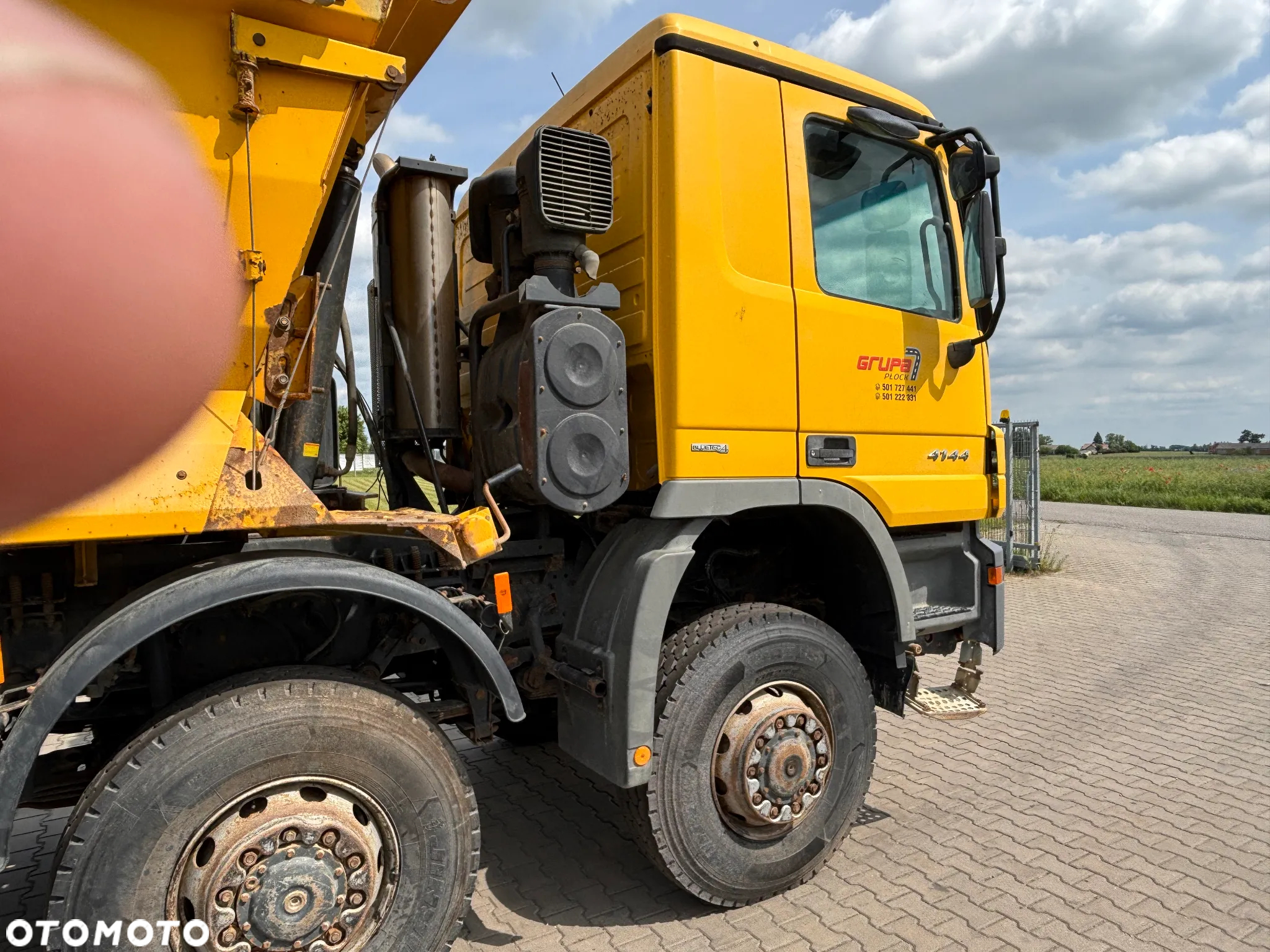 Mercedes-Benz ACTOROS 4144, skrzynia EPS, napęd 8x8 ,  wywrotka , wersja wzmocniona 5 piór tył, wywrotka , mulda , - 9