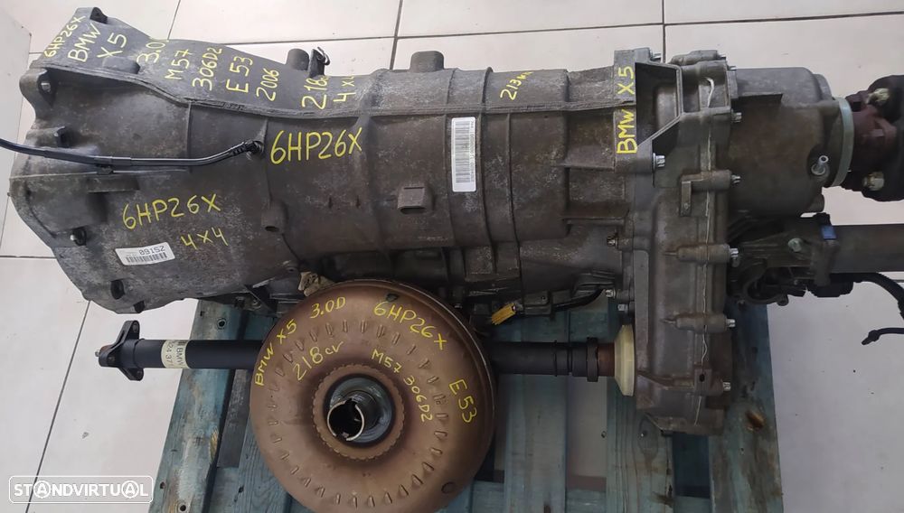 caixa automatica Bmw X5 3.0D xdrive 6HP26X 4x4 M57 306D2 218cv - 7