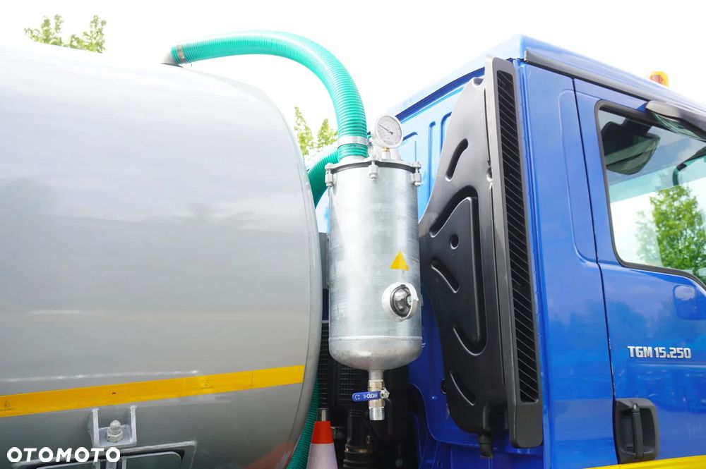 MAN TGM 15.250 / Zabudowa NOWA beczka asenizacyjna (07/2025) 8000 l / 160 tys. km! - 18