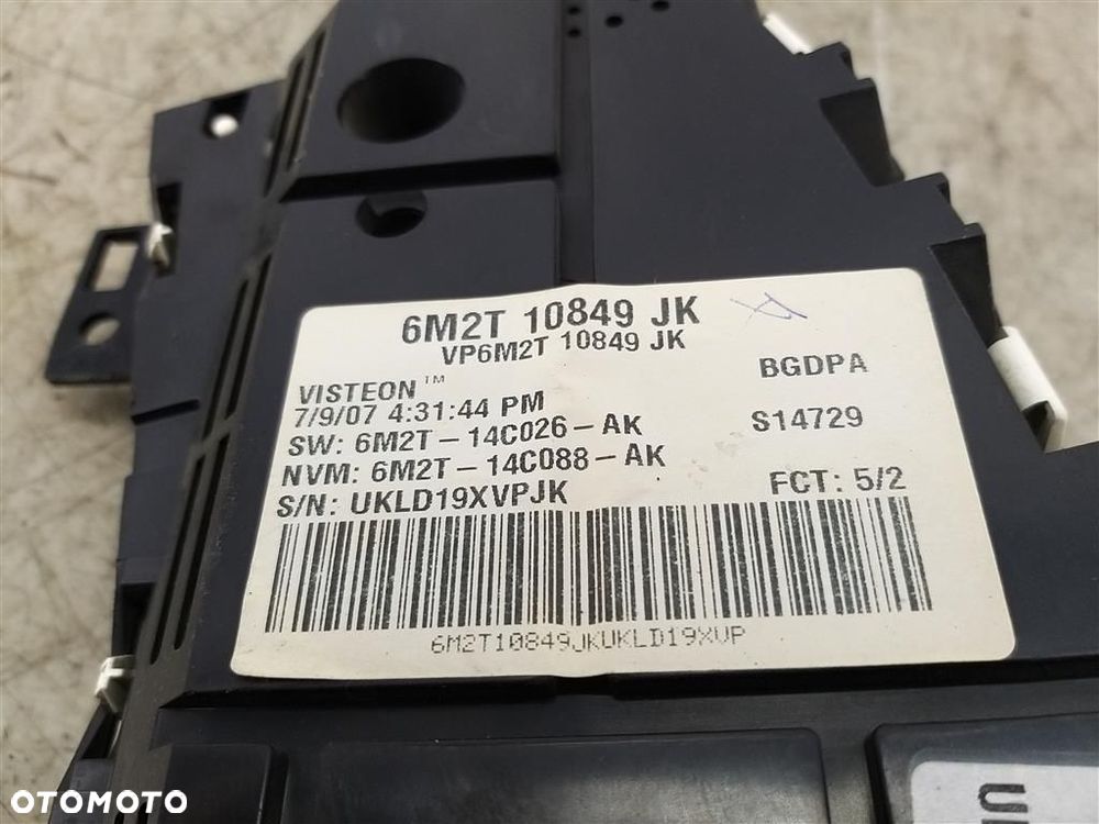 Licznik ZEGARY Ford Mondeo  MK4 2.0B 145KM 2007-2014 VISTEON 6M2T-10849-JK - 2