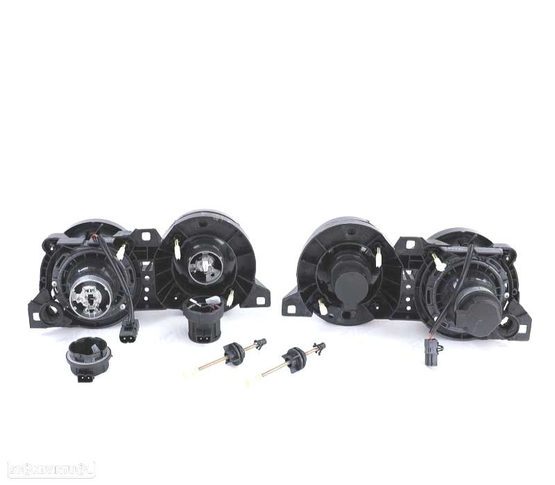 FARÓIS BMW E30 82-94 FUNDO PRETO - 2