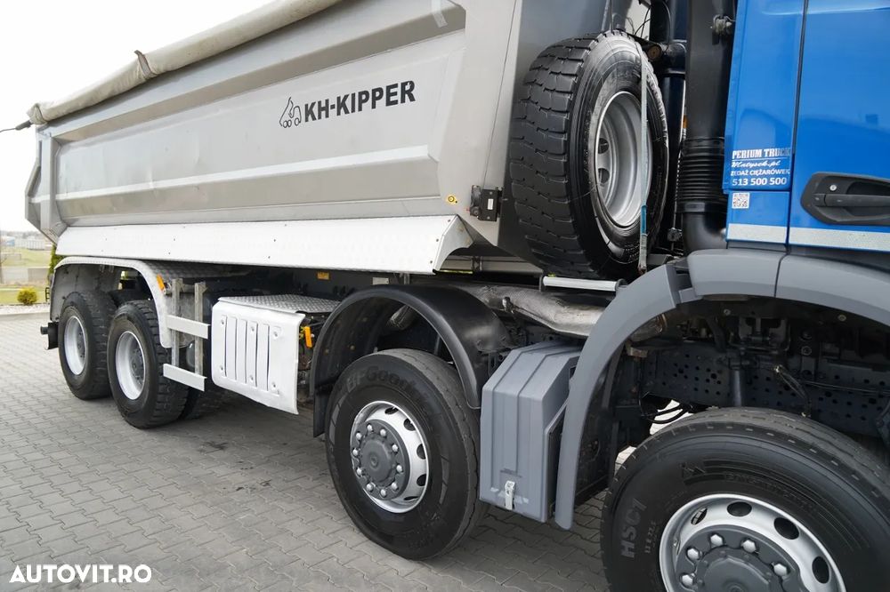 Mercedes-Benz AROCS 4145 / 8X8 / WYWROTKA TYLNOZSYPOWA / KH-KIPPER 6 M / AUTOMAT / EURO 6 - 21