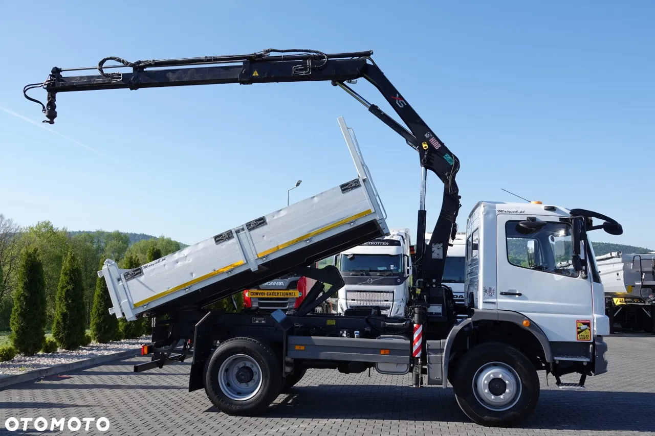 Mercedes-Benz ATEGO 16.24 / 4X4 / WYWROTKA + HDS HIAB 111 BS-2  / PILOT /  ROTATOR /MANUAL - 6