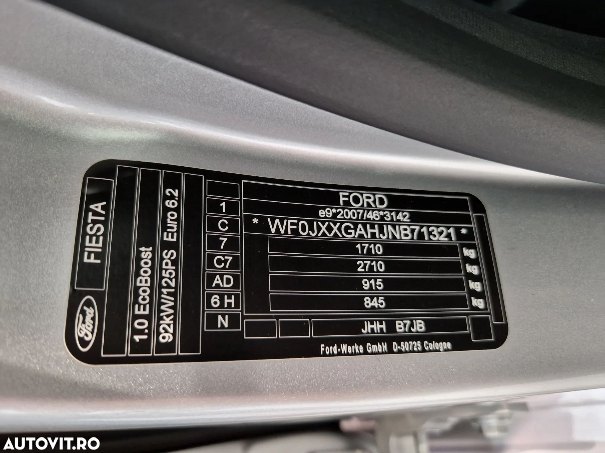 Ford Fiesta 1.0 EcoBoost 7DCT mHEV Titanium - 26
