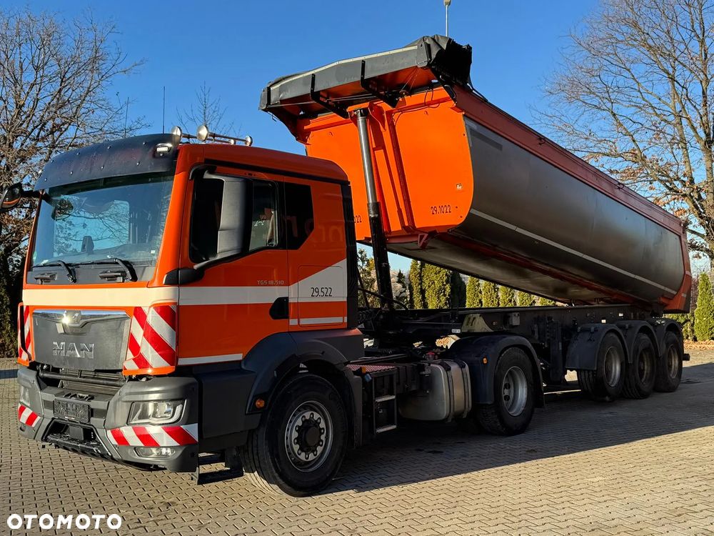 MAN TGS 18.510 4x4H EURO6 CIĄGNIK SIODŁOWY Z HYDRAULIKĄ WYWROTU - 22