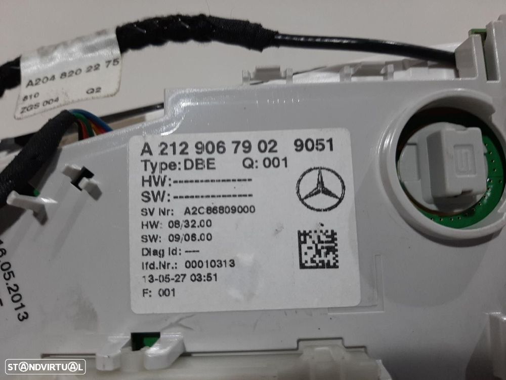 LUZ INTERIOR MERCEDES-BENZ CLASSE E 2011 - 2