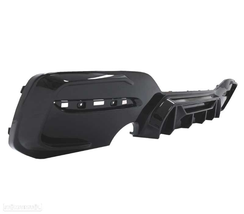 DIFUSOR BMW F20 LCI 15-19 LOOK M COMPETITION PRETO BRILHANTE - 2