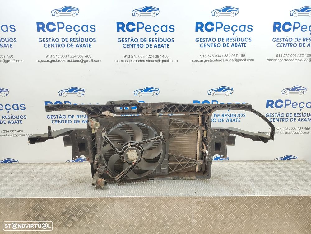 Frente Fibra Completa Radiador Termoventilador Reforço Seat Ibiza 6L Gasolina Original - 6