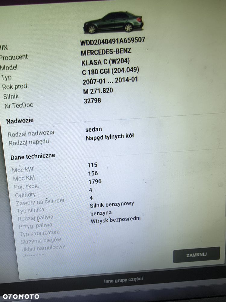 Mercedes-Benz Klasa C 180 CGI BlueEFFICIENCY - 22