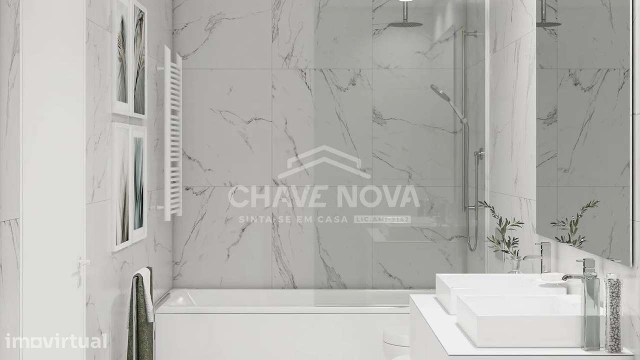 Apartamento T2Novo c/ Garagem Box para 2 viaturas em Oliveira do Douro - Grande imagem: 5/8