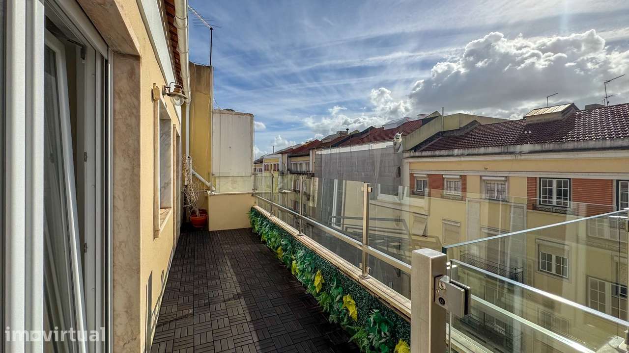 Apartamento de charme - T3 com terraço em Campo de Ourique - Grande imagem: 5/40