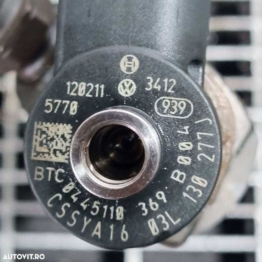 Injector Skoda Yeti 2.0 TDI 2009 - 2013 110CP CUUA CFHA DFSA CLCA Euro5 (1406) Diesel ... - 4