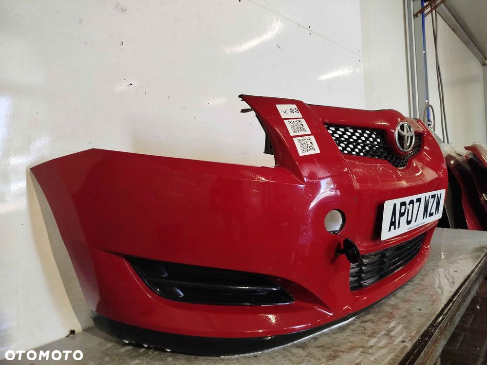 + ZDERZAK PRZÓD PRZEDNI DO TOYOTA AURIS I 1 3J6 CZERWONY - 2