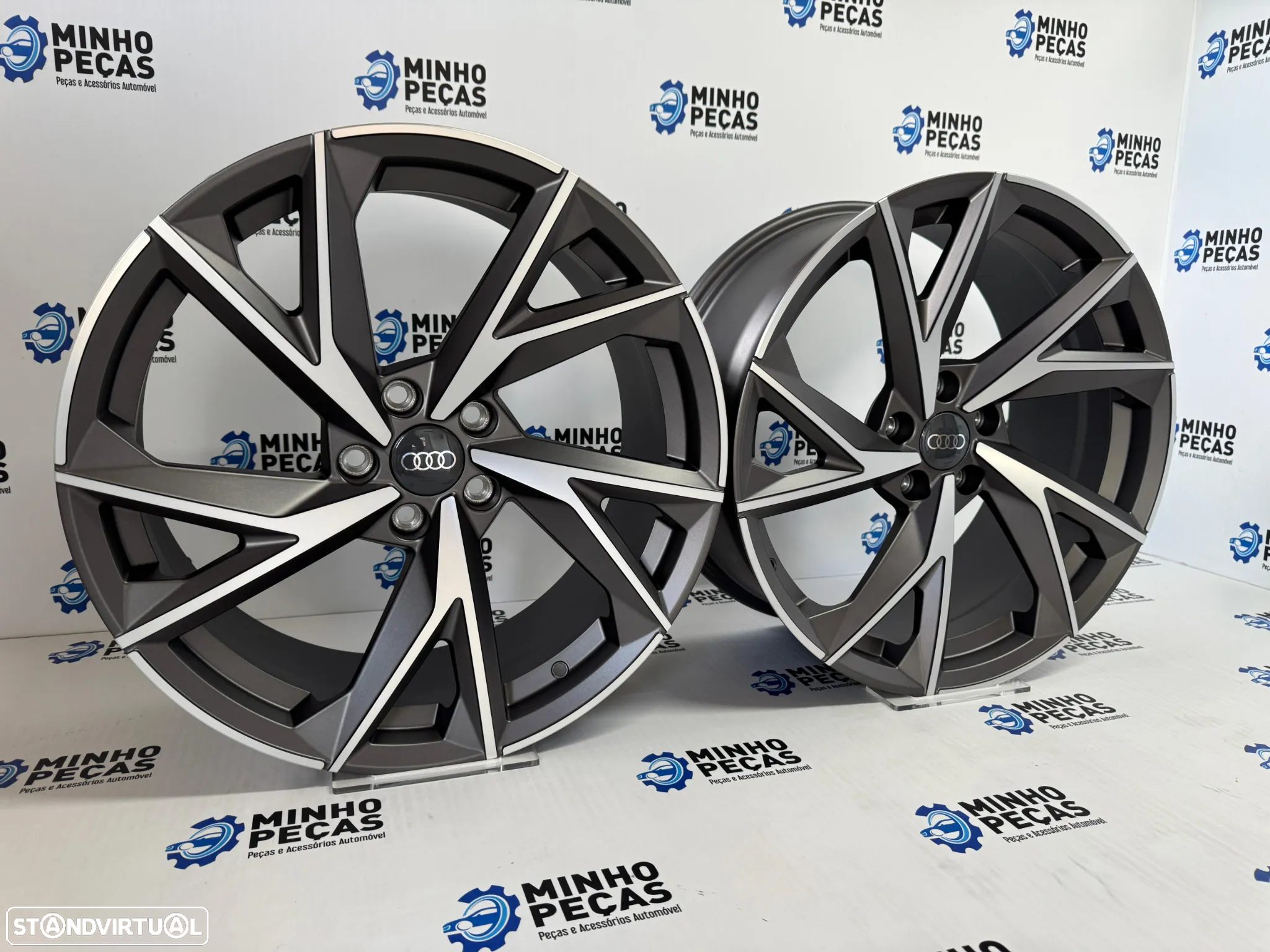 Jantes Look Audi R8 em 19 (5x112) Gunmetal Polish - 3