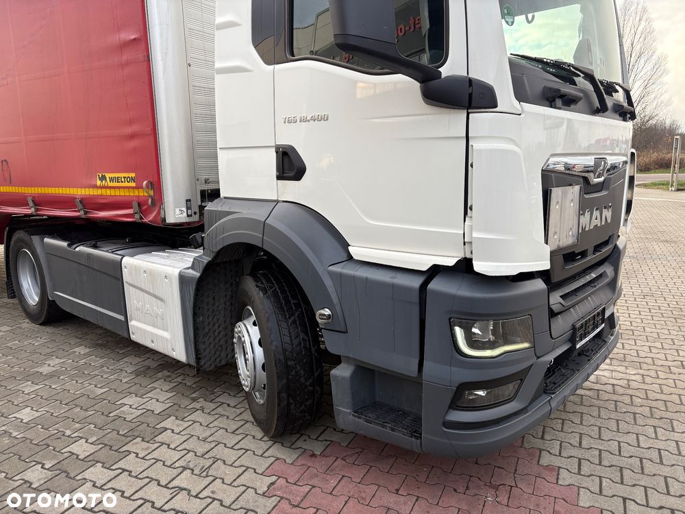 MAN TGS 18.400 / NOWY MODEL / ZESTAW / Z NACZEPĄ DWU OSIOWĄ / WIELTON NS-2 / SERWISOWANY / DO NAUKI JAZDY / AUTO-SZKOŁA / 360 / 500 - 23